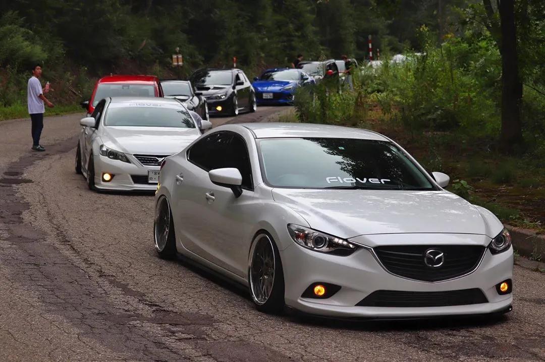 阿特兹轮毂改装案例,马自达阿特兹改装案例