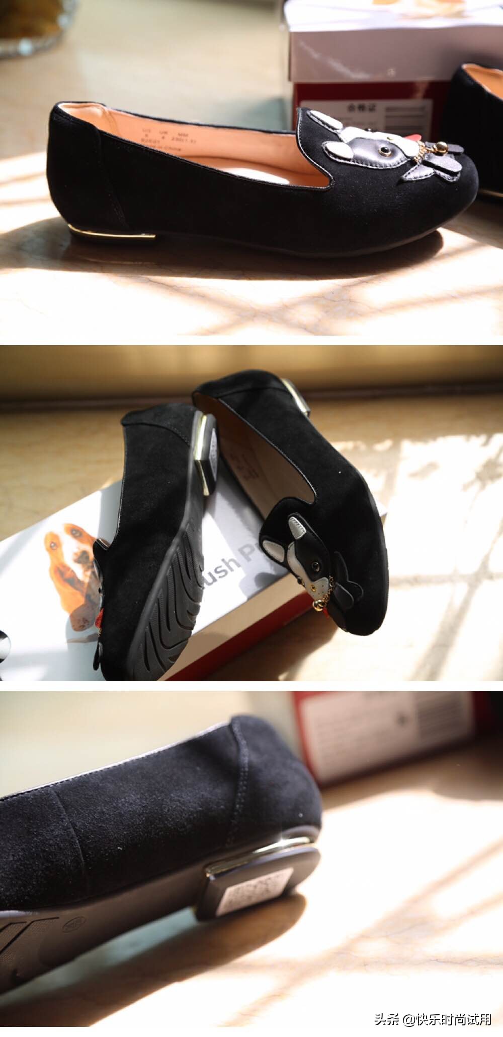 暇步士的鞋子好吗,暇步士新款休闲狗狗平底女单鞋试用介绍