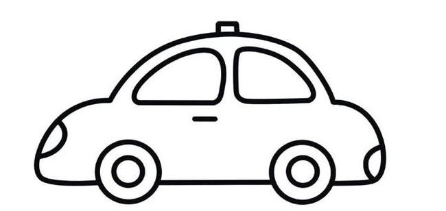 7-10岁汽车简笔画,小朋友画汽车简笔画大全