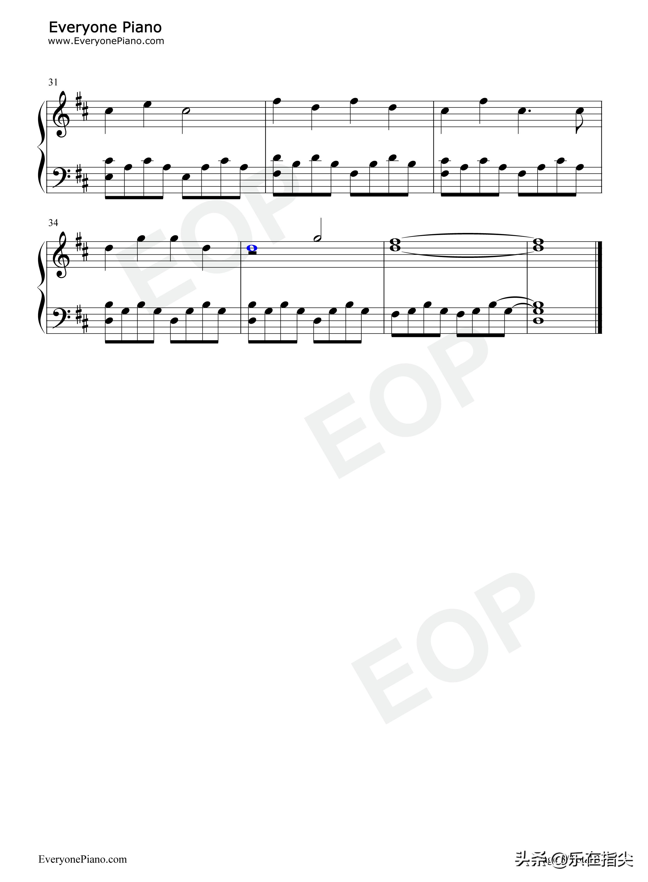 爱的迫降钢琴五线谱,爱的迫降flower钢琴简谱完整版