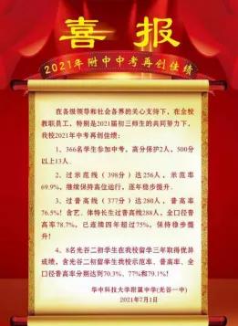 光谷四初喜报名单,光谷中考喜报名单