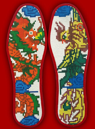 纯手工绣花鞋垫的花样,手工绣花鞋垫花样全部