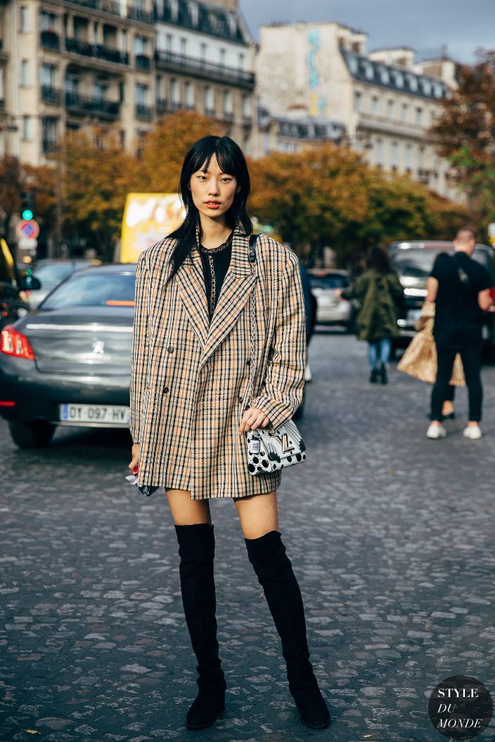 孙艺珍郑丽媛同步营业该看谁？小孩才做选择她们的西装我都要