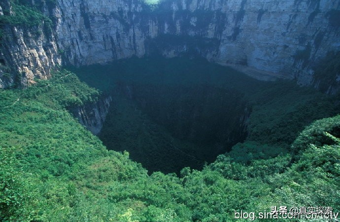 探索湖北五峰虎眼天坑,湖北天坑未解之谜