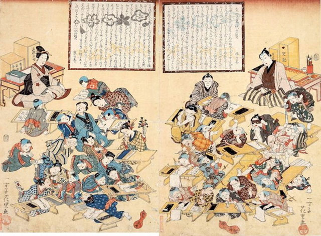 原先在贵族圈生存的教育,为何江户时代寺子屋潜力爆发?