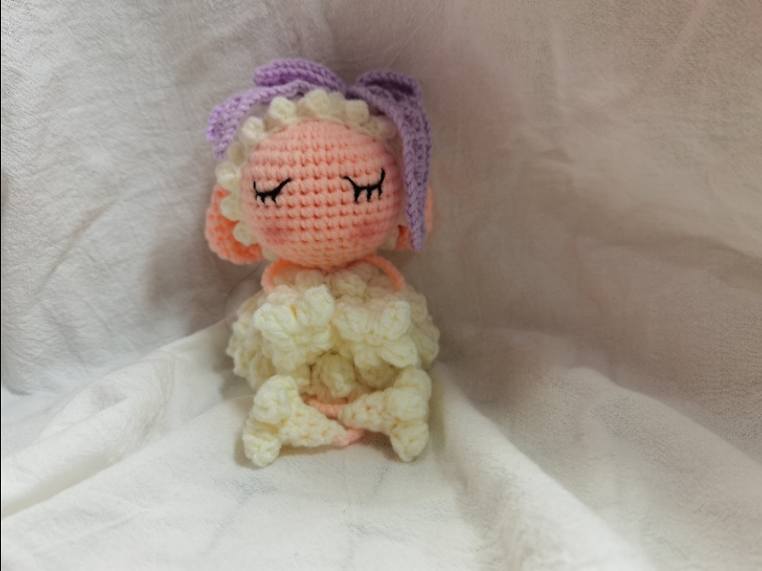 钩针玩偶羊咩咩图解教程,小胖手爱手工