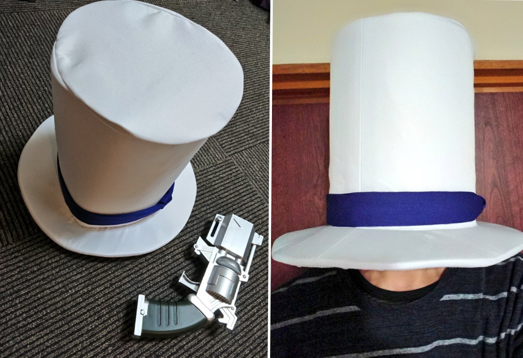 日本网友cosplay,基德cos帽子