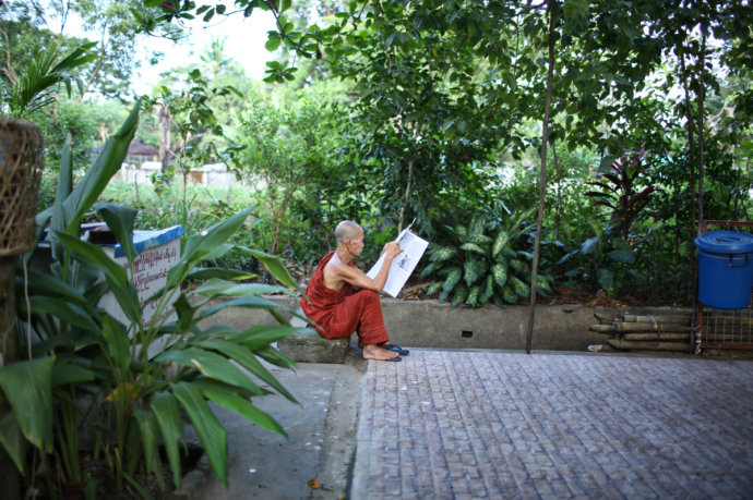 一座美丽的城市缅甸仰光,80年代的缅甸仰光城市