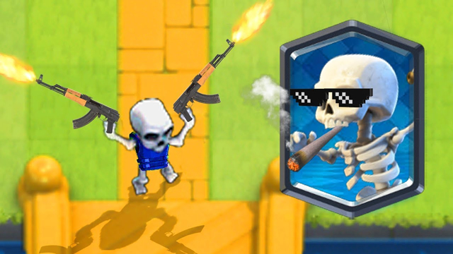 皇室战争6阶最强卡牌搭配最新版,皇室战争推不推荐觉醒的小骷髅