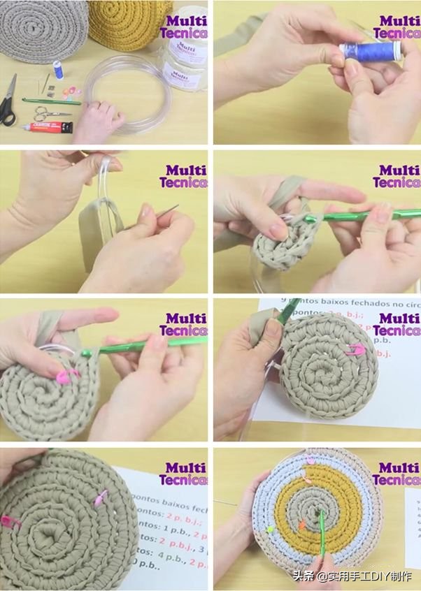 各种圆包包的钩织教程,多种漂亮包包的钩织图解