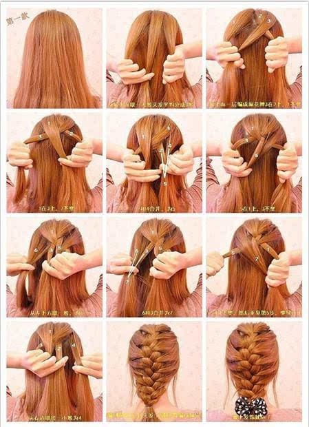 蜈蚣辫编法开头,蜈蚣辫的编法慢教程