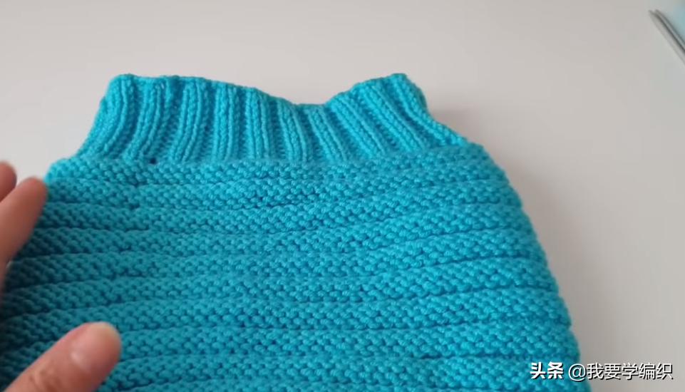 新手也能学会的一款帽子，成人孩子都适合，宝宝抽绳香肠帽教程