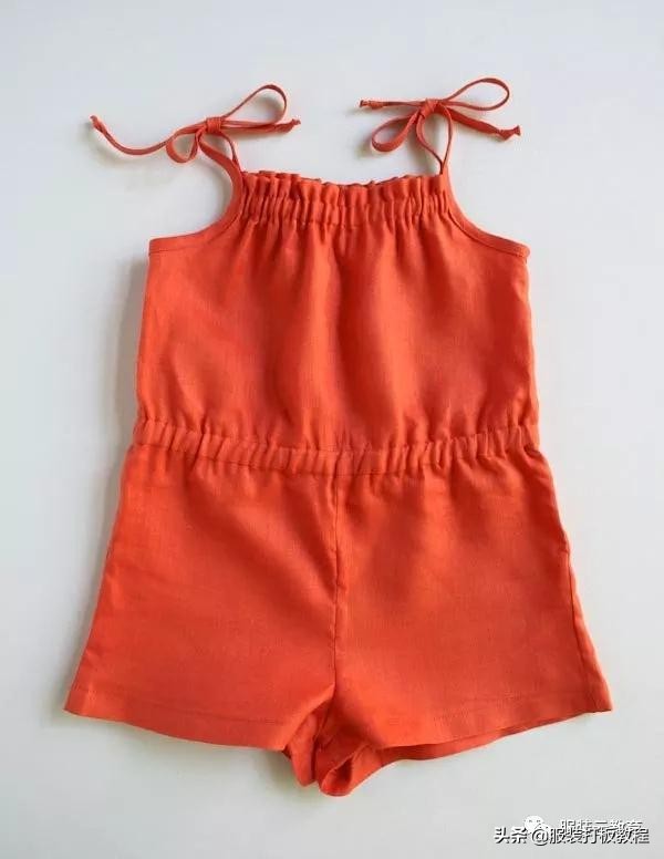 儿童连体衣裁剪制作,童装连衣裙制作裁剪样片