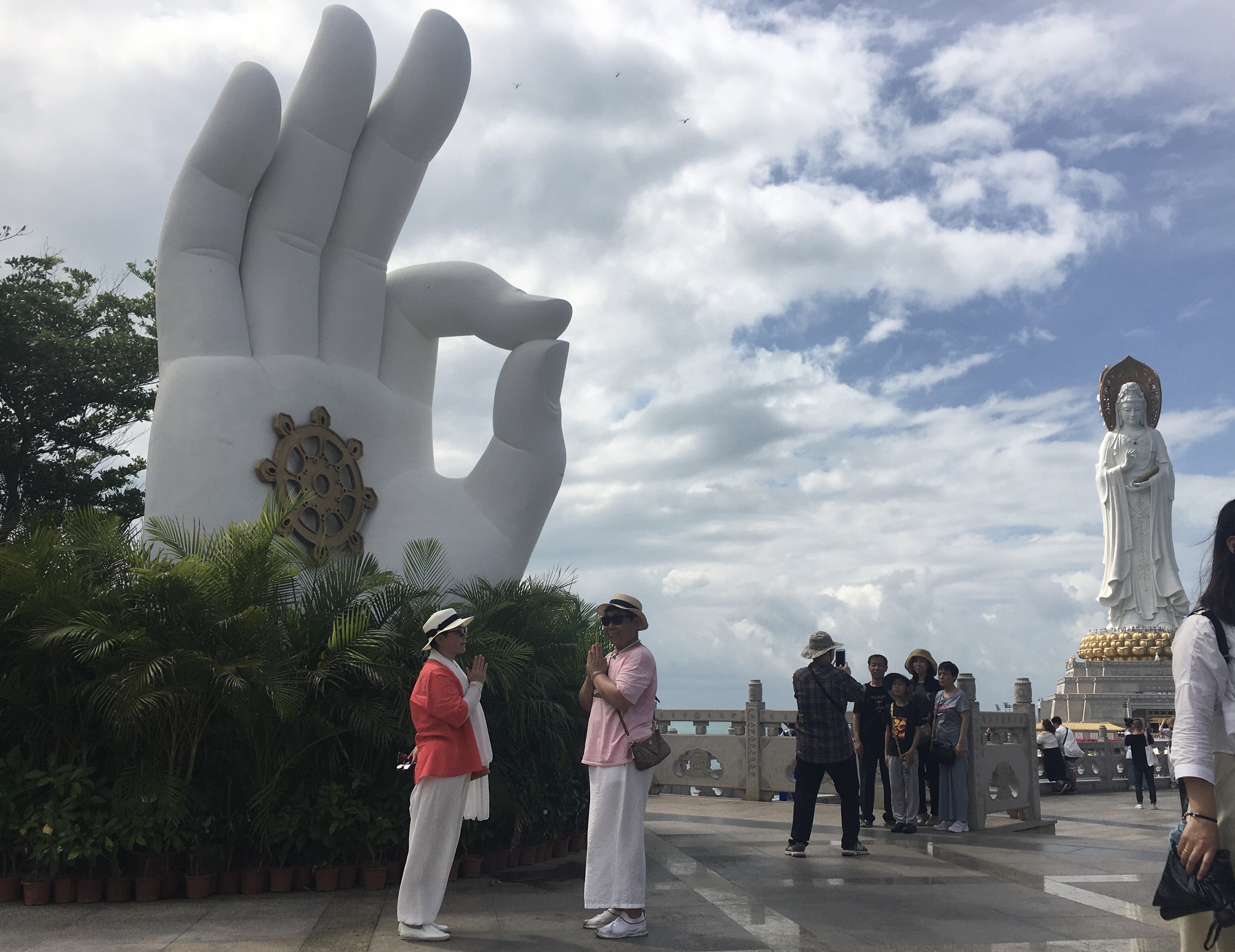 海南三亚海上观音朝拜记录,朝拜南海观音攻略