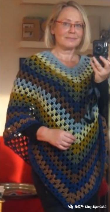 高档蕾丝钩花斗篷披肩防晒衣,针织披肩花样图片大全