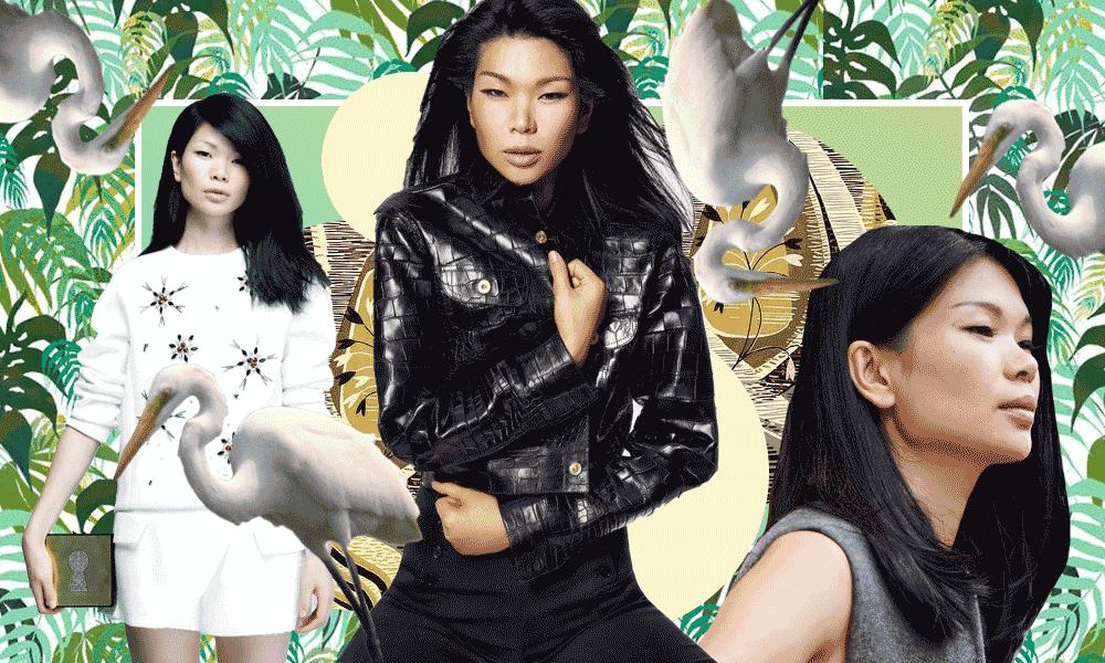 丑模吕燕近照曝光,“丑模”吕燕带娃现身