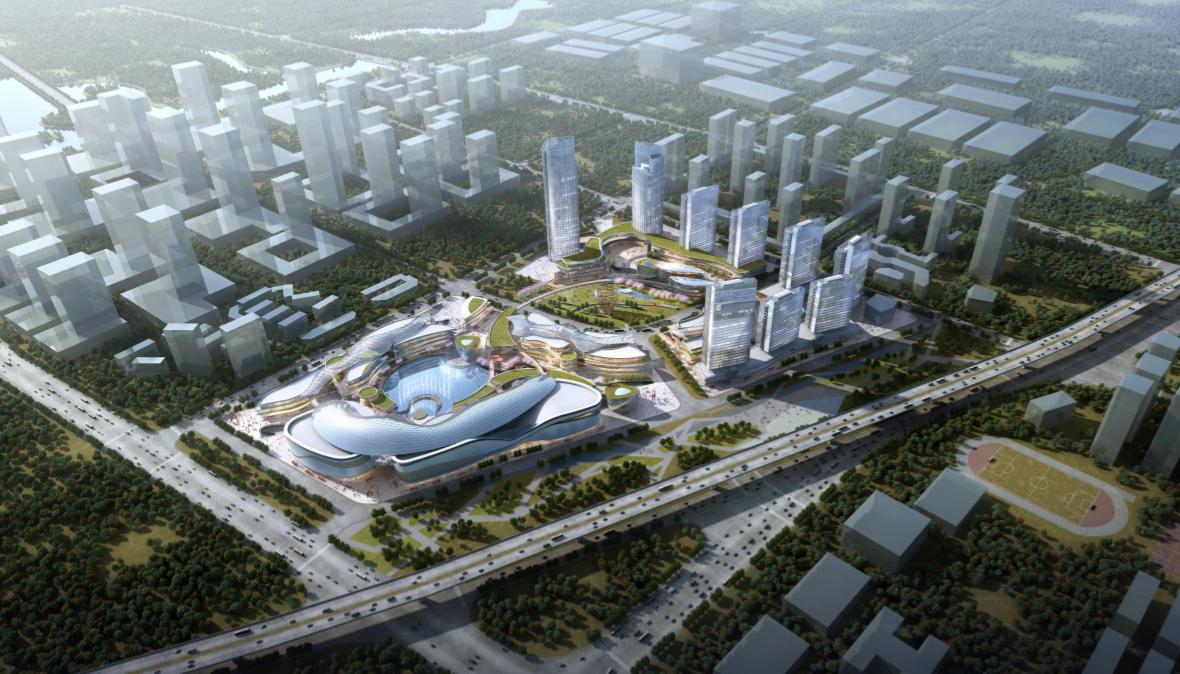 武汉王府井最新规划图,王府井武汉江夏260亿项目