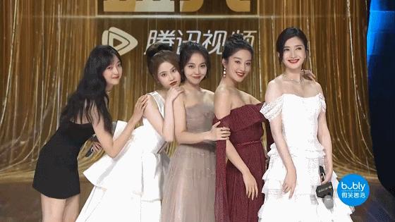 热巴杨幂刘亦菲同台,杨幂热巴刘亦菲高圆圆