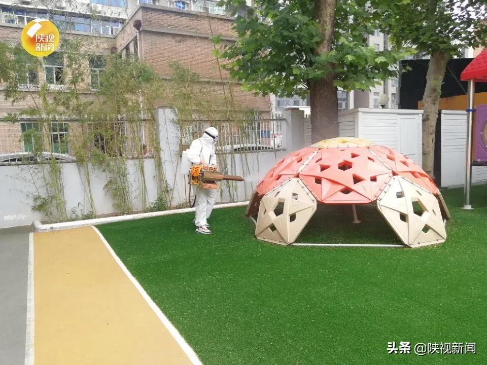 明天到底送不送?陕视记者探班幼儿园,消杀阵仗“吓”到记者