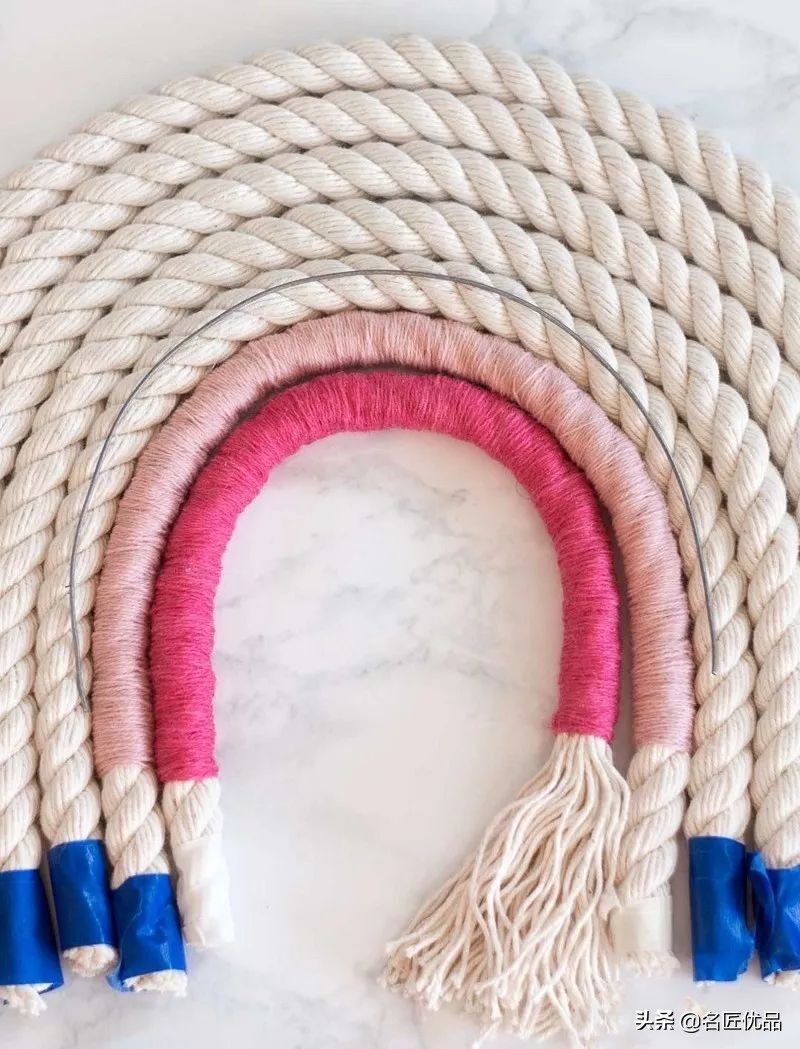 自己在家做家用装饰,diy手工挂毯教程