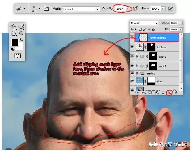 ps制作超现实创意人像,通过ps制作一幅超现实人像特效