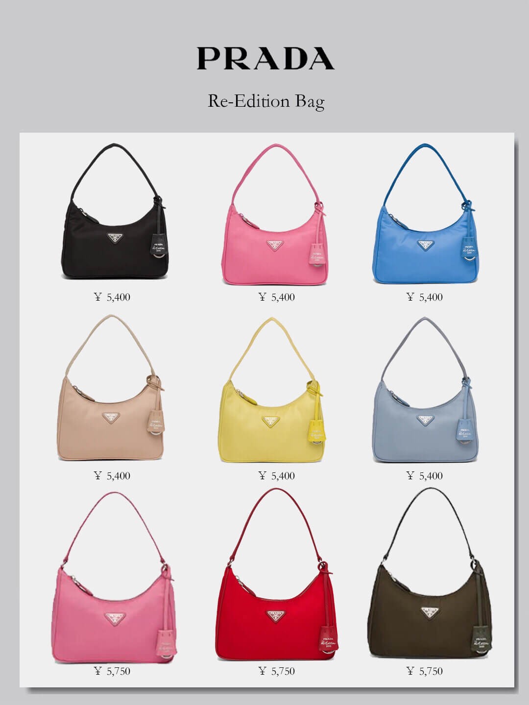 prada十大必买经典单品,prada九大经典