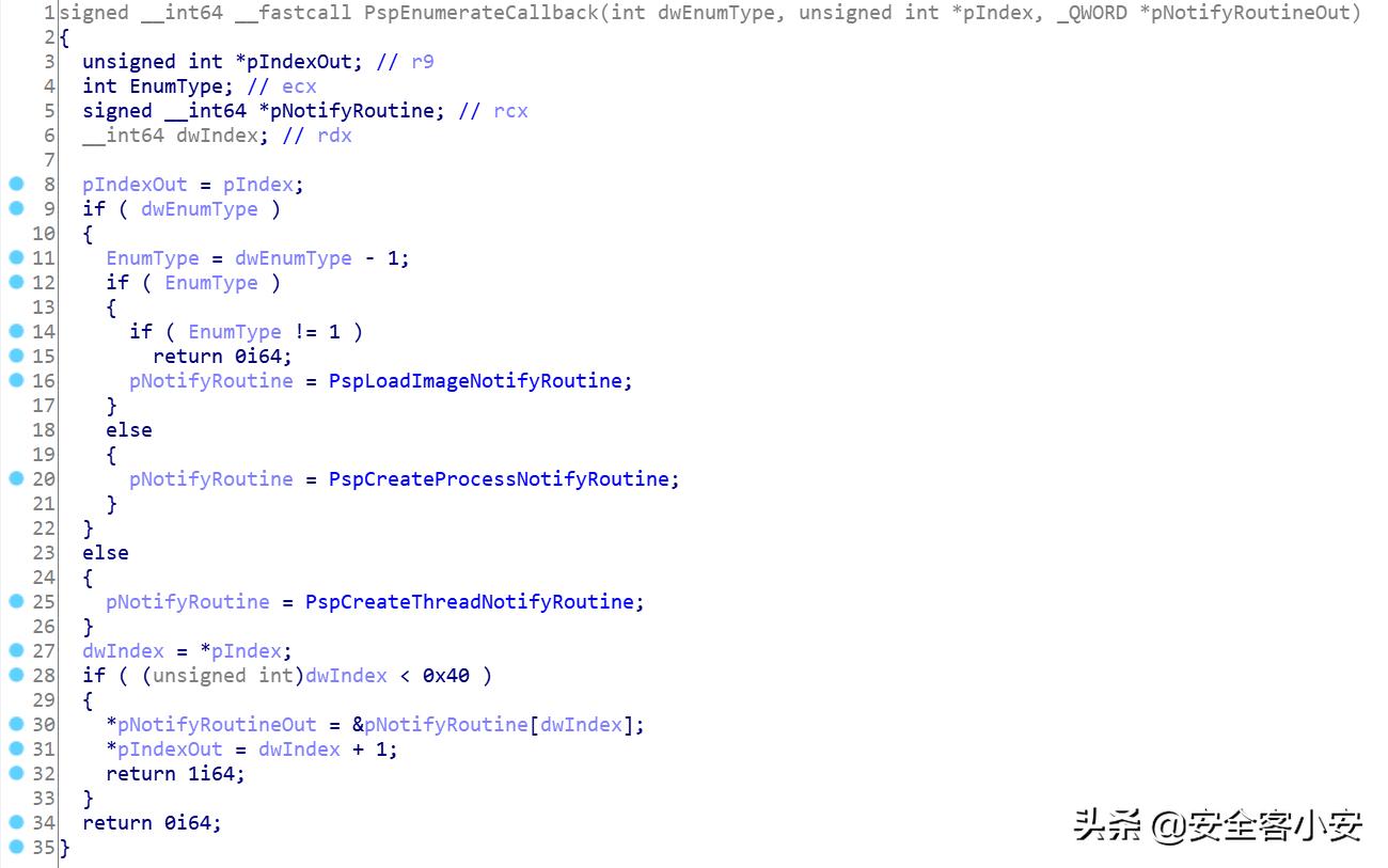 Windows内核回调实现原理与逆向调试分析