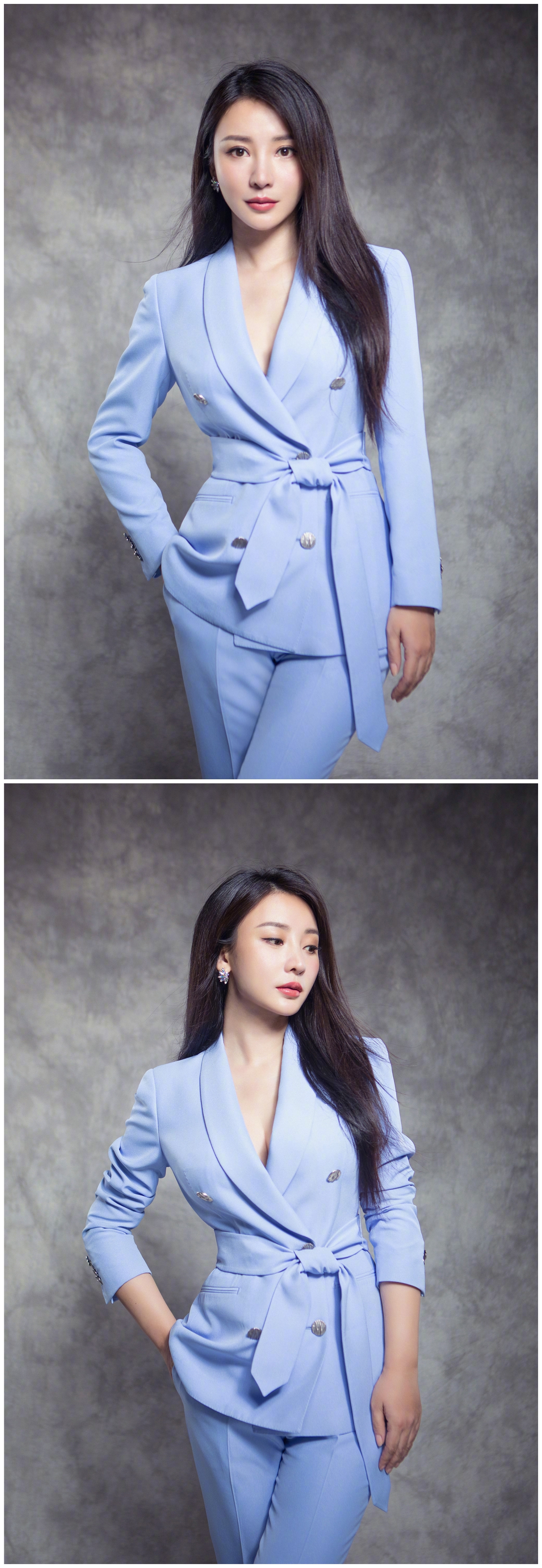 论发型的重要性，柳岩换波波头减龄20岁，流苏裙大秀“葫芦腰”