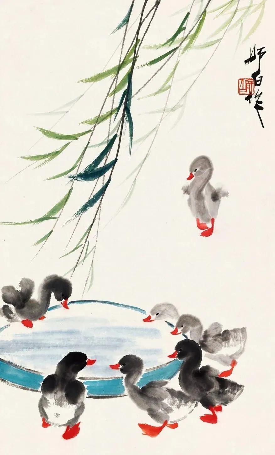 春天到了，一起欣赏十大名家画笔下的“春”