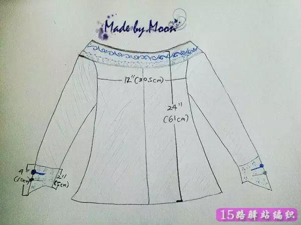 流行的开衫毛衣编织教程,女士提花开衫毛衣编织教程