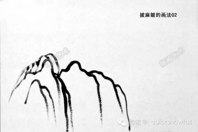 王飞飞山水画山石的画法,金学长山水画山石画法视频