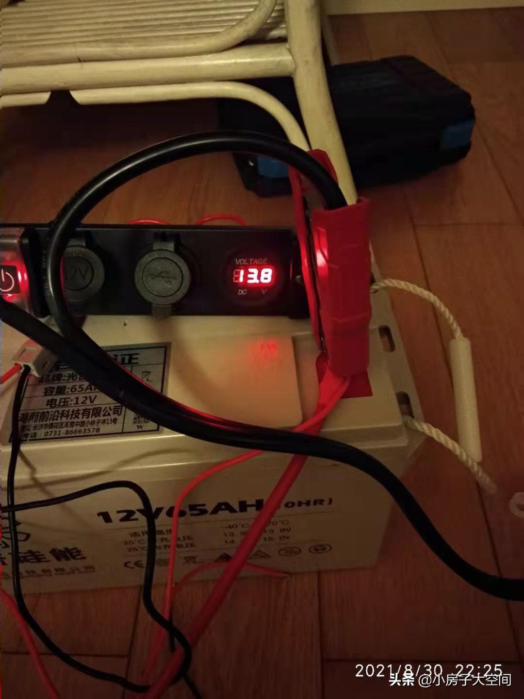 65ah胶体电池能存多少度电,65ah电池连续放电多少小时