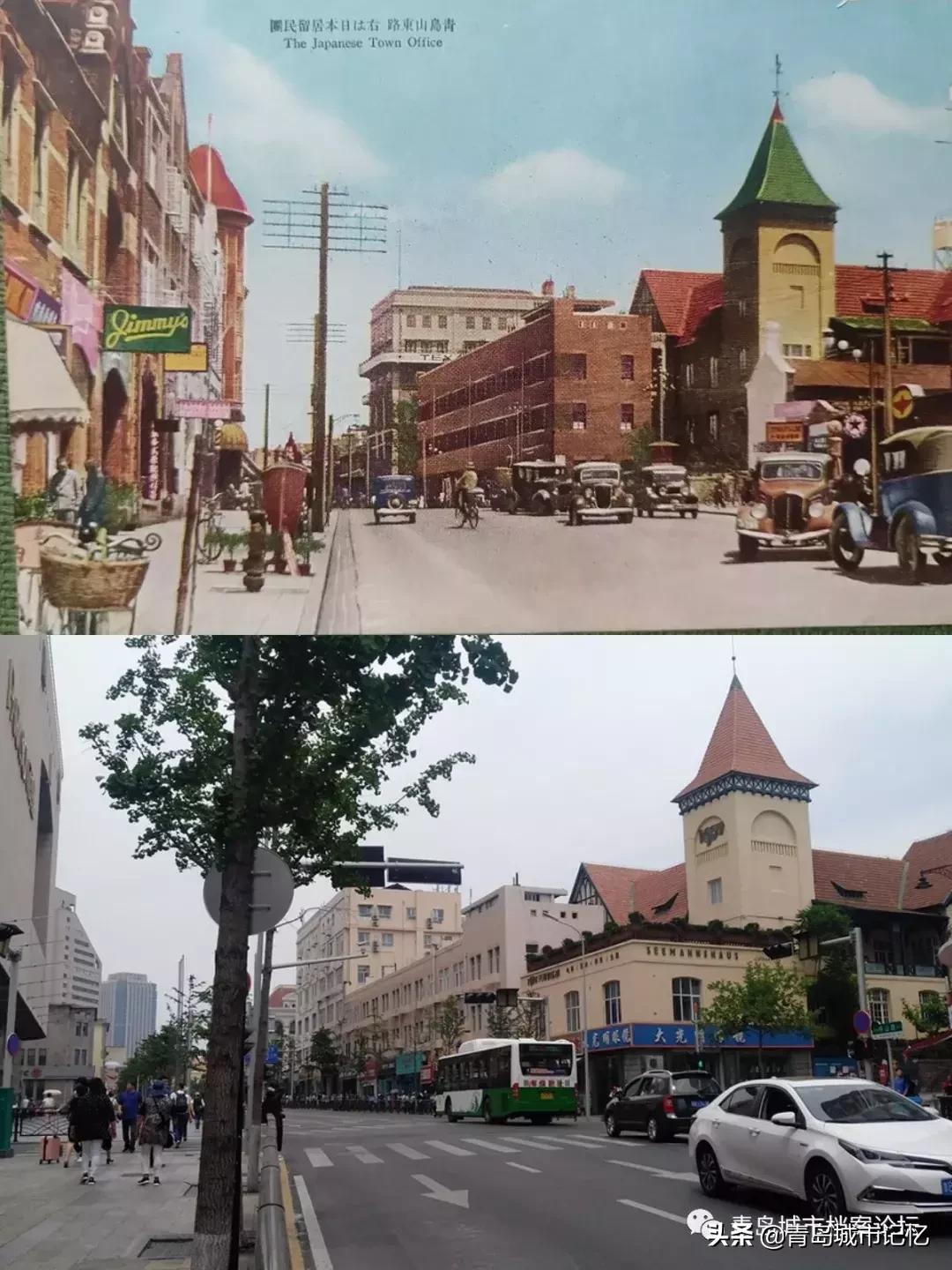 青岛明信片中的时光痕迹,青岛民国风光明信片