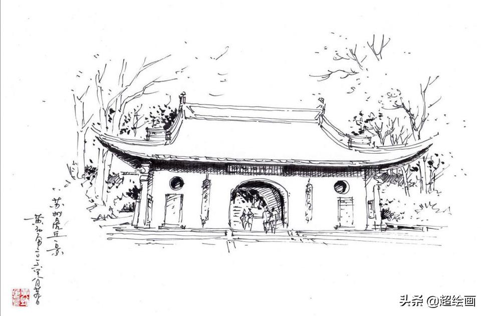 十大顶级钢笔画速写,钢笔速写100幅图片