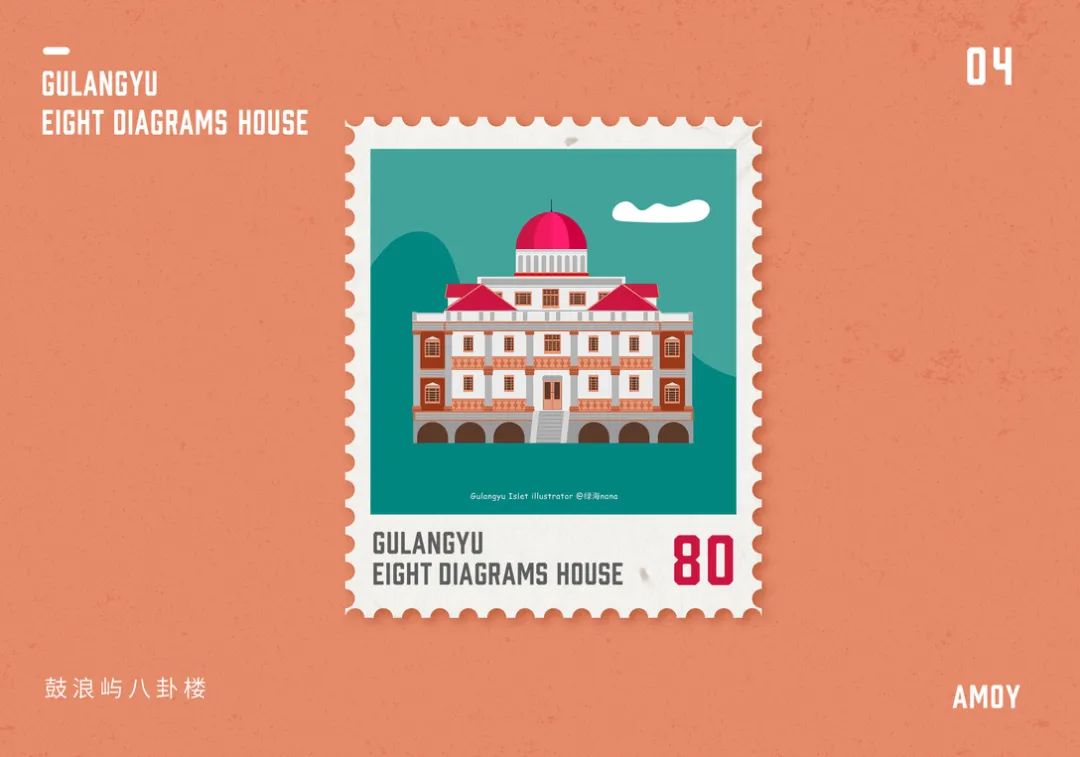 鼓浪屿景点地图全图,厦门鼓浪屿手绘地图