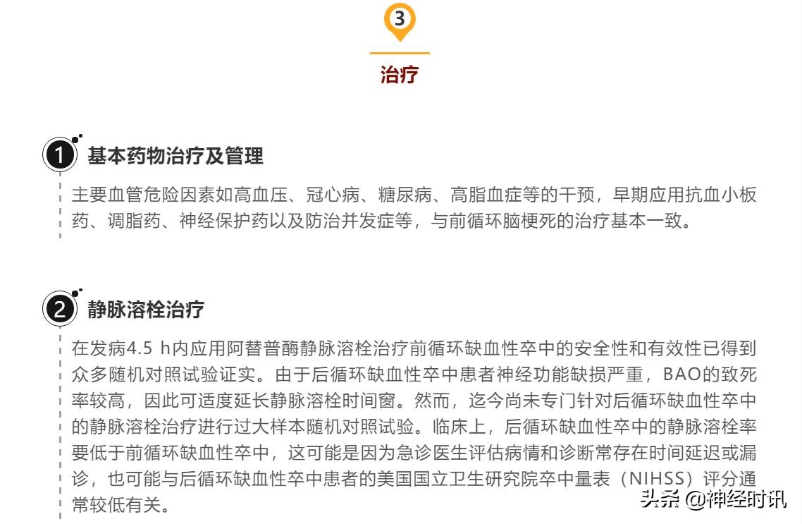后循环缺血性卒中,后循环缺血性卒中眩晕
