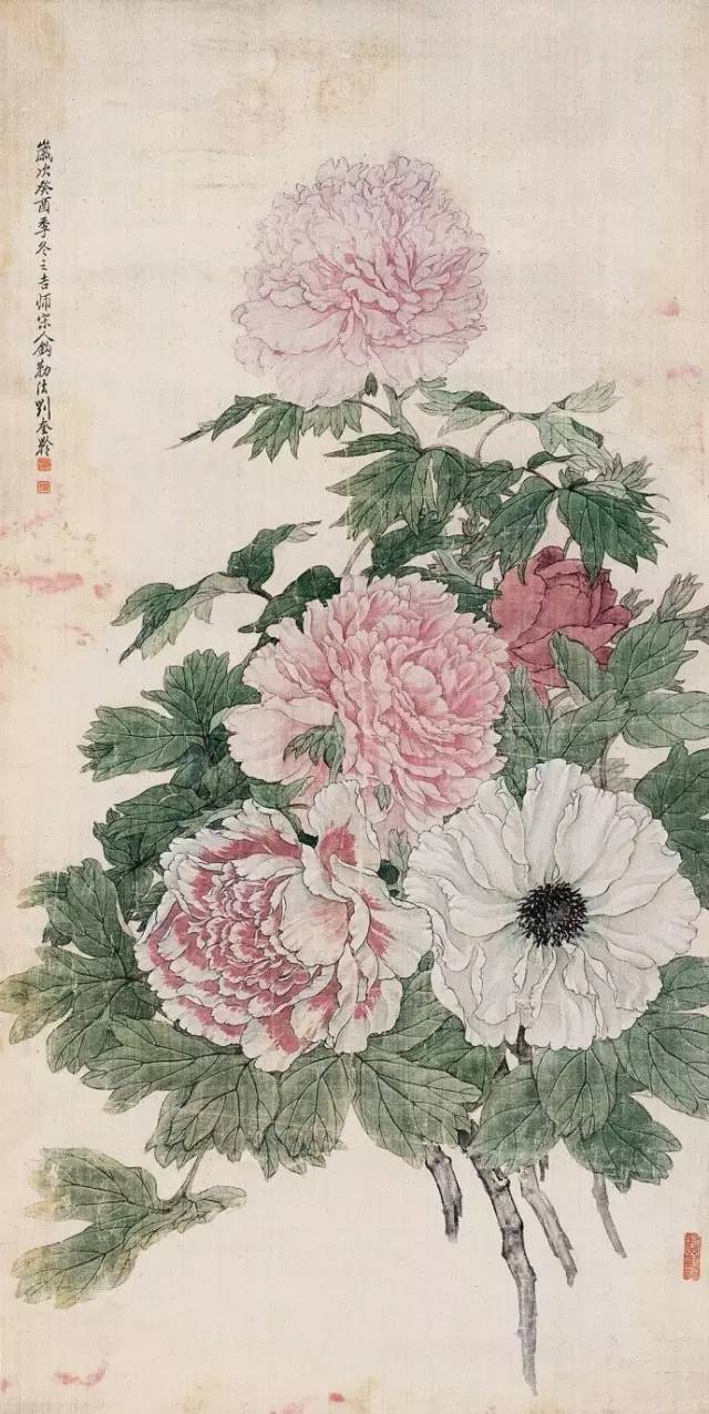 100幅精美写意牡丹画,名家大写意画牡丹作品图片