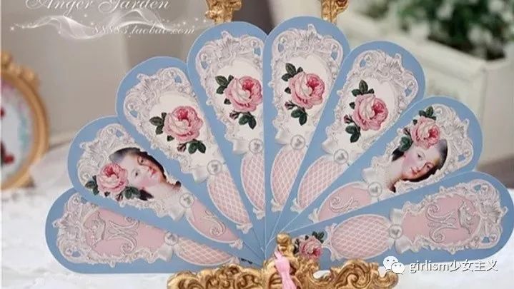 lolita轻小扇,lolita花朵团扇教程