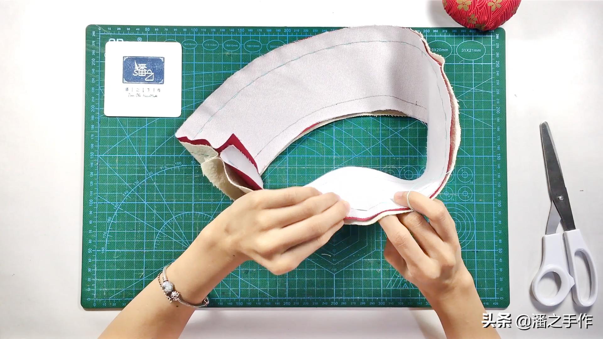 厚布料渔夫帽裁剪教程,用布料做渔夫帽的教程视频