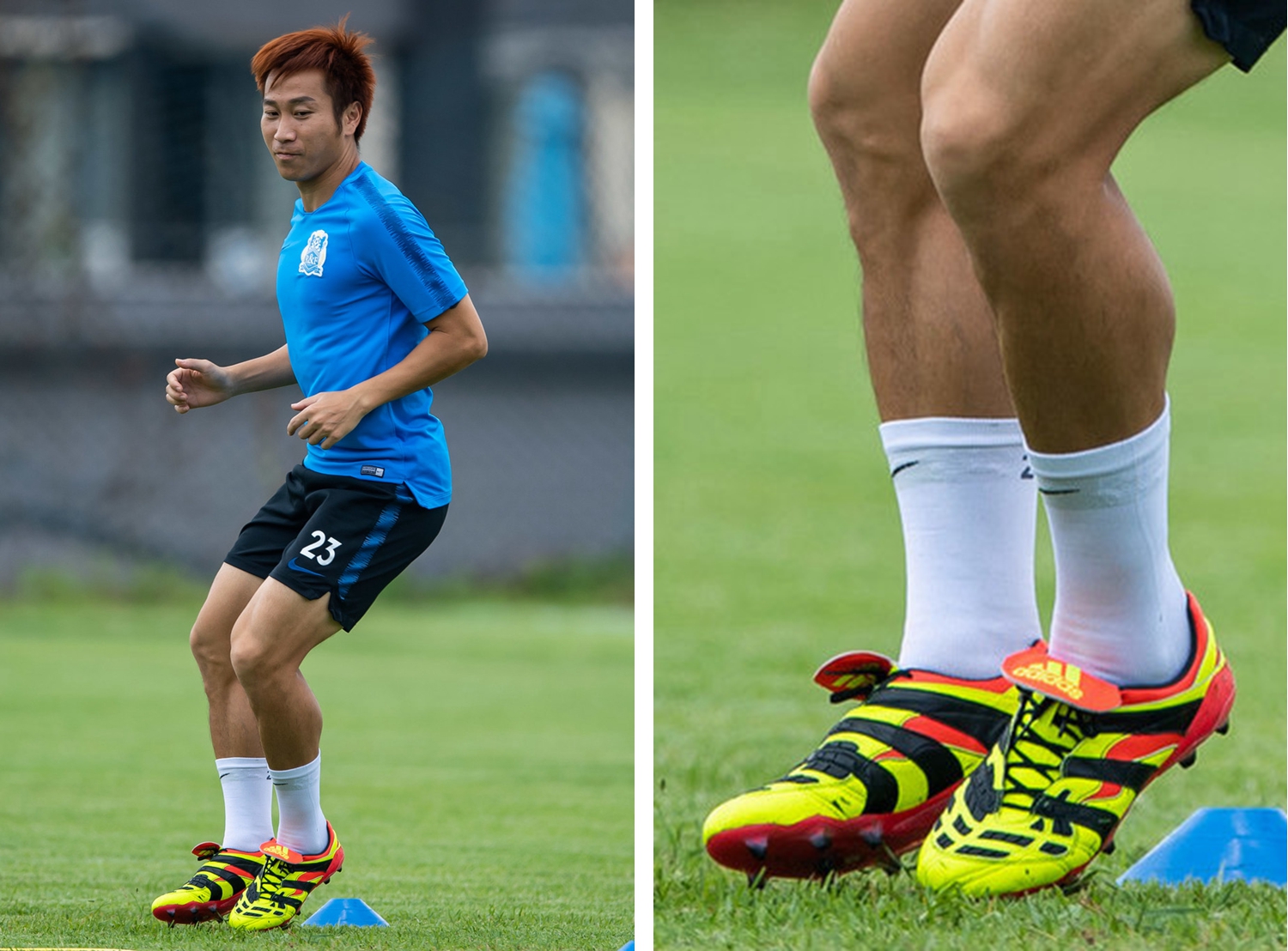 cba球员上脚球鞋,耐高球员球鞋上脚