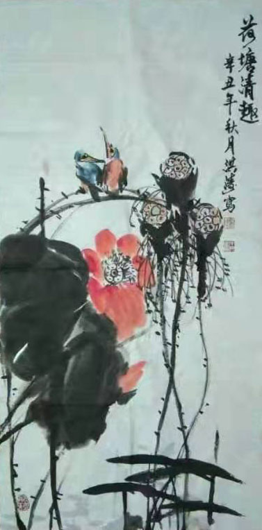 画家刘忠义绘画作品欣赏,刘皓水墨画作品欣赏