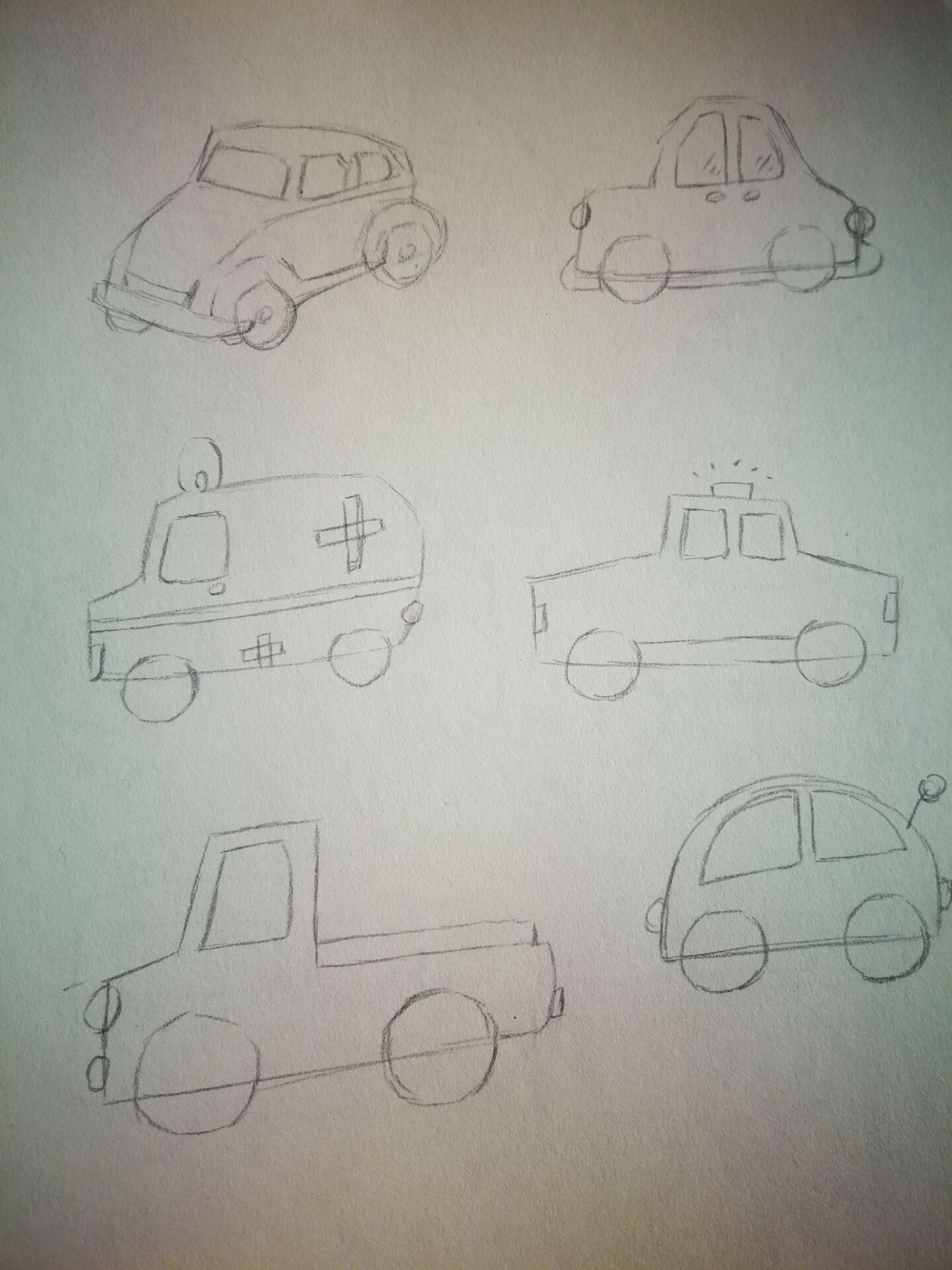 孩子喜欢的车画一画,孩子喜欢画车