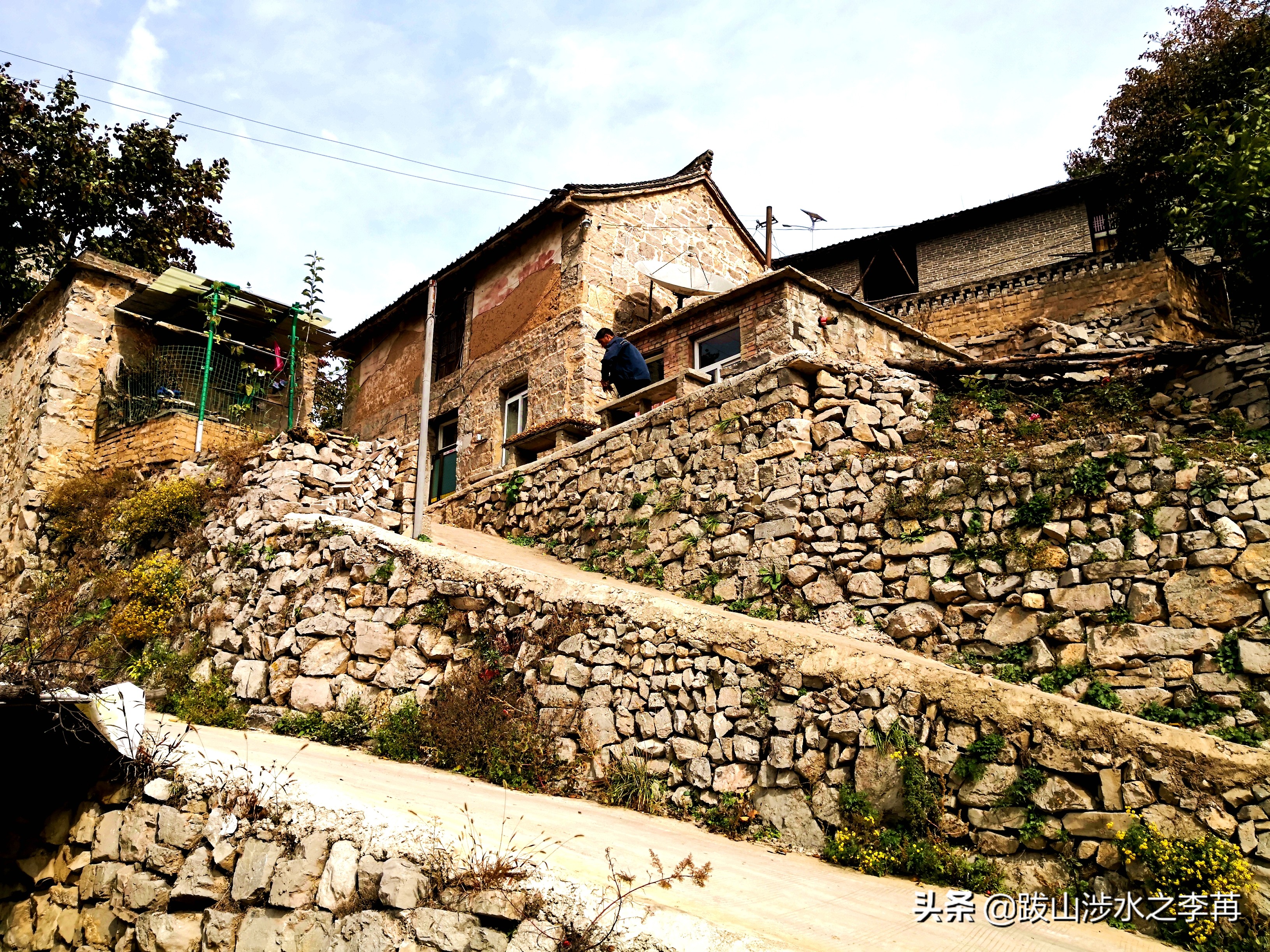 深藏在太行山中的古村落竹林沟,深山沟里的绝世古村