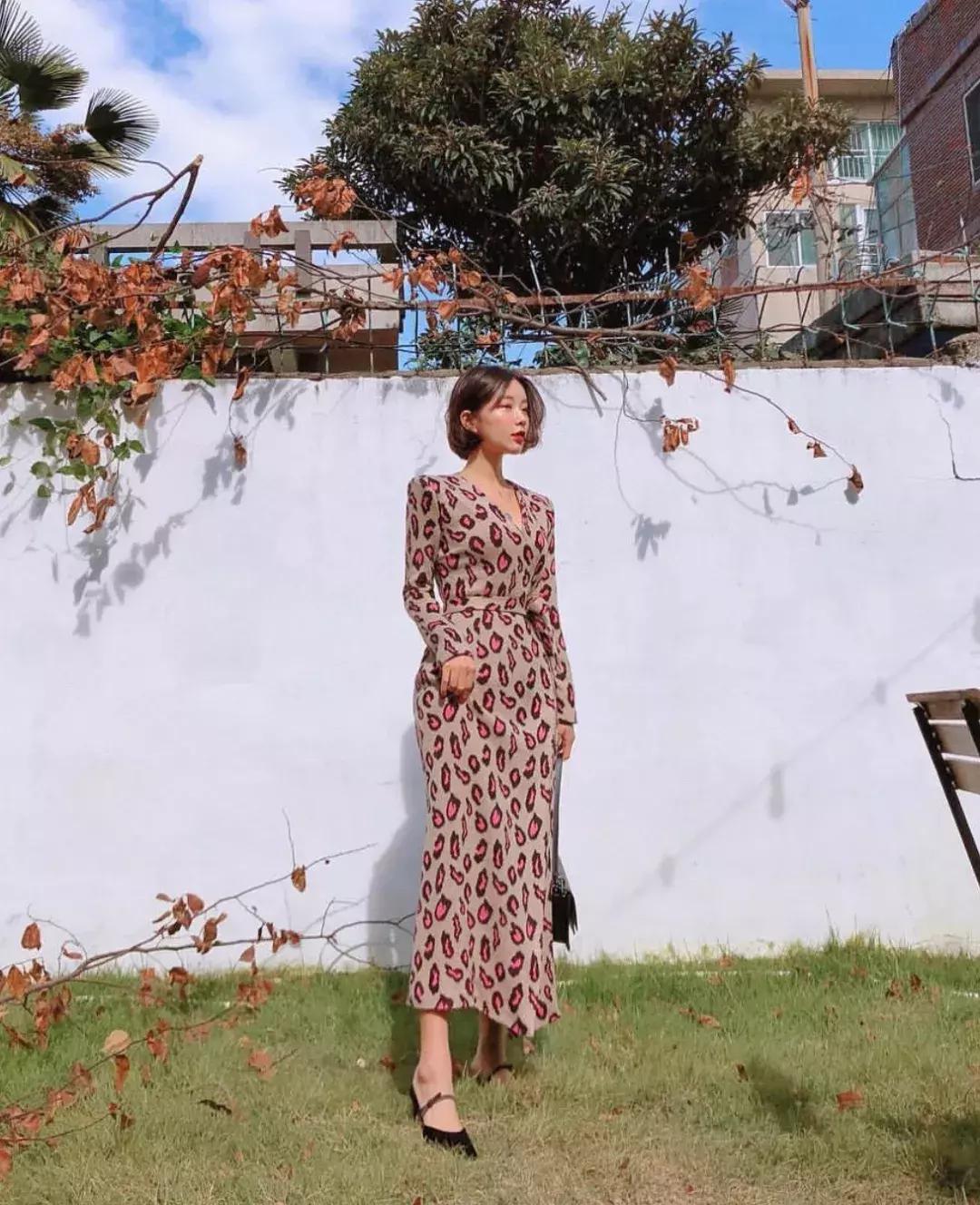 小众印花穿出时髦感,印花气质高级感