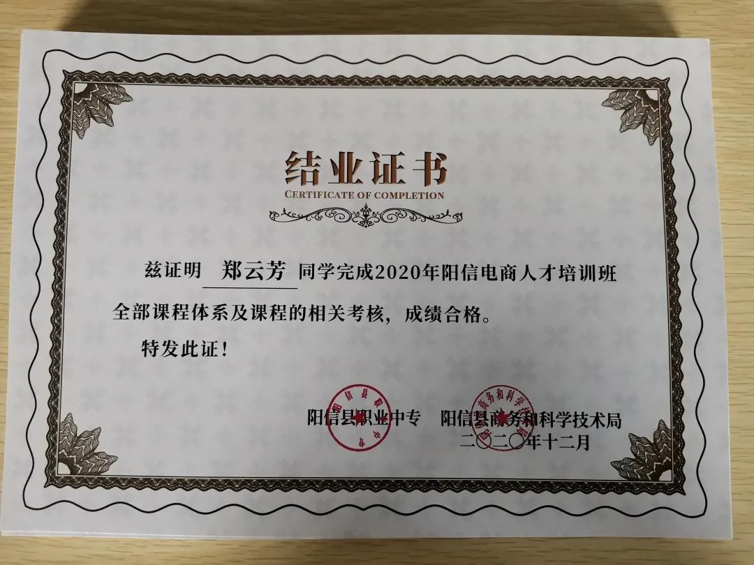 阳信县电商培训报名,阳信电商人才培训结束