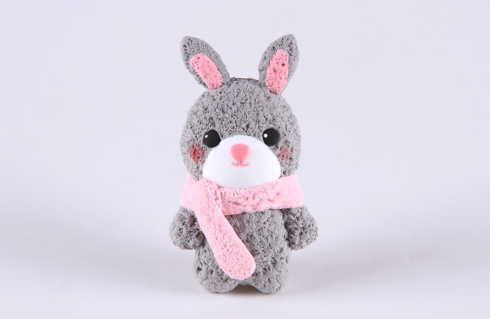 粘土手工蛋糕小兔子,粘土手工小兔子的房子