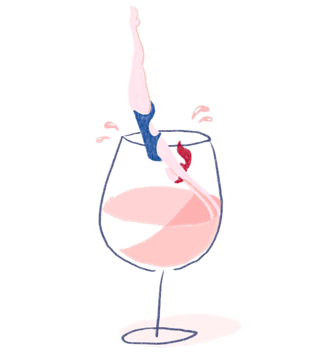 一个女人在家喝果酒,女孩子可以喝自己做的果酒吗