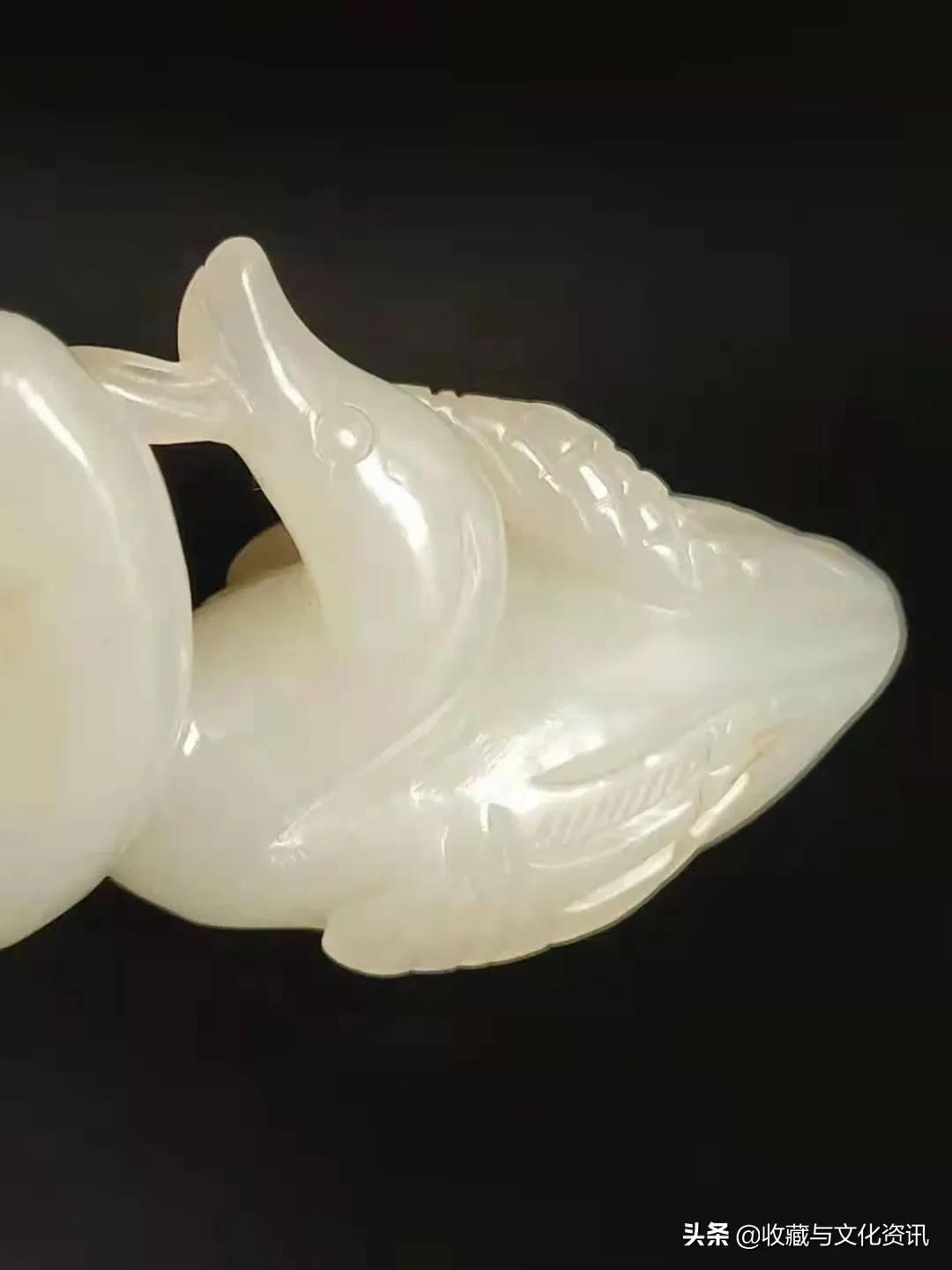 老和田玉童子戏鹅,元代和田玉童子戏鹅鉴赏