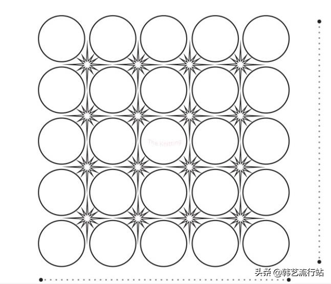 基础款钩针作品,漂亮的钩针配色花样太美建议珍藏