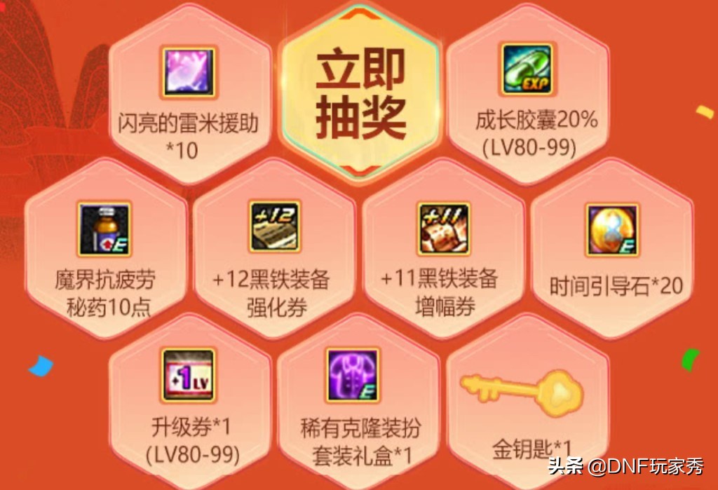 dnf福利地下城,dnf福利奖励大全